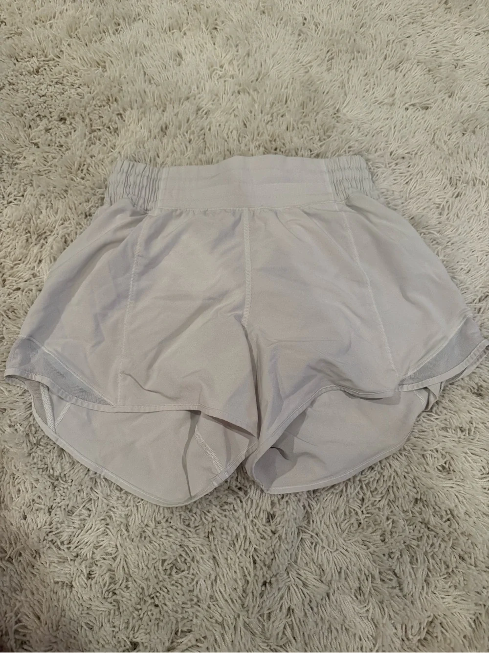 Women’s Cream Active Running Shorts